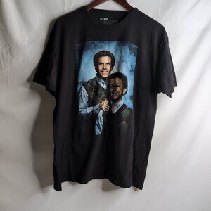 Step Brothers Official 2017 Men's Black Graphic Print T-Shirt, Size XL